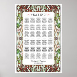 Póster PENELOPE 01 A - Tabla de asientos Boda - Grande