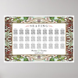 Póster PENELOPE 01 A - Tabla de asientos Boda - Grande