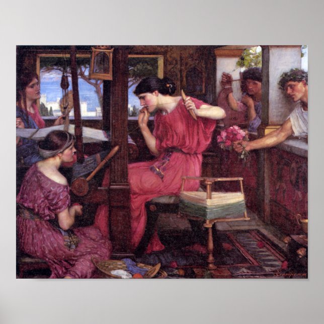 Póster Penélope y el Poster de los pretendientes (Frente)