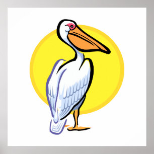 Póster Penga Pelican
