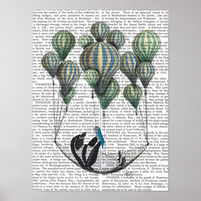 Póster Penguin in Hammock Balloon (Frente)