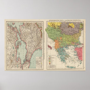 Póster Península de Etnog Balkan, Constantinopla