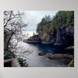 Póster Península olímpica de Cape Flattery - Washington