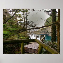 Póster Península olímpica de Cape Flattery - Washington