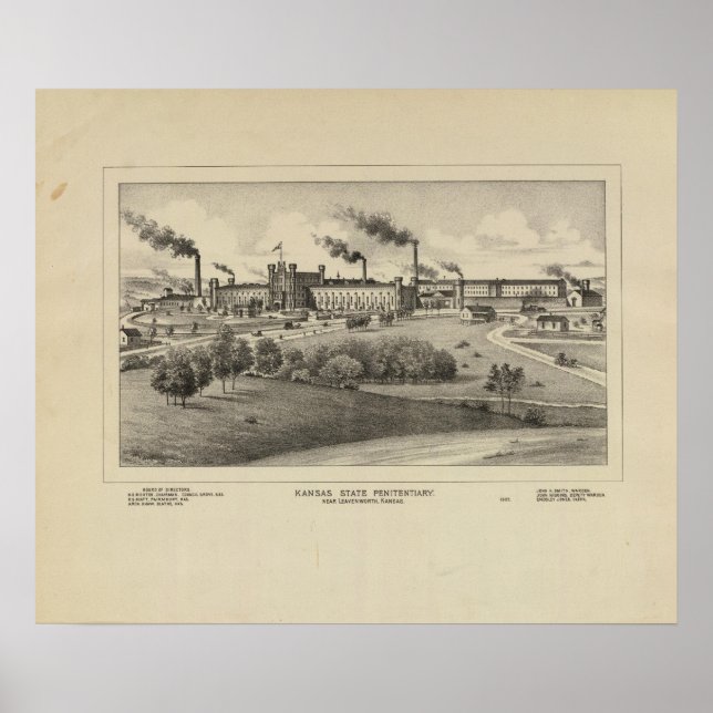 Póster Penitenciaria Estatal de Kansas (Frente)
