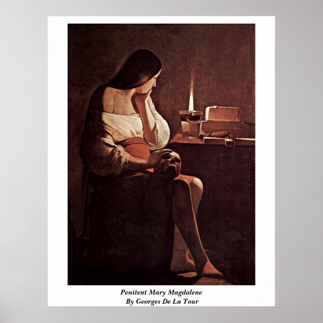 Póster Penitenciaria Mary Magdalene Por Georges De La Tou (Frente)