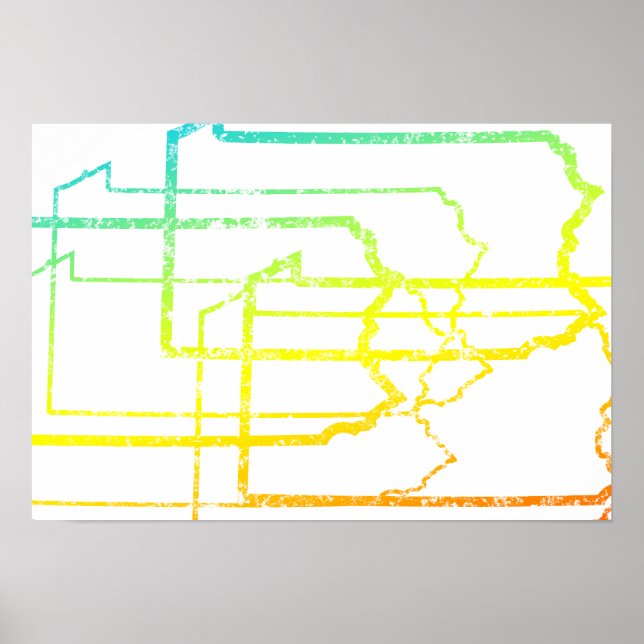 Póster pennsylvania chill blur (Frente)