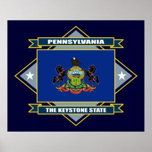 Póster Pennsylvania Diamond