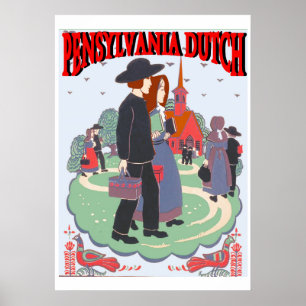Póster Pennsylvania Dutch