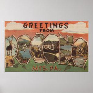 Póster Pennsylvania - Pocono Mountians