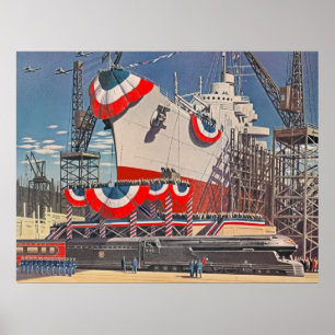Póster Pennsylvania RR Poster de 1940