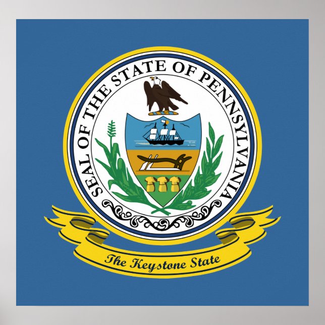 Póster Pennsylvania Seal (Frente)