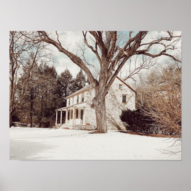 Póster Pennsylvania Stone Farmhouse Print (Frente)