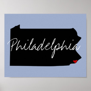 Póster Pennsylvania Town