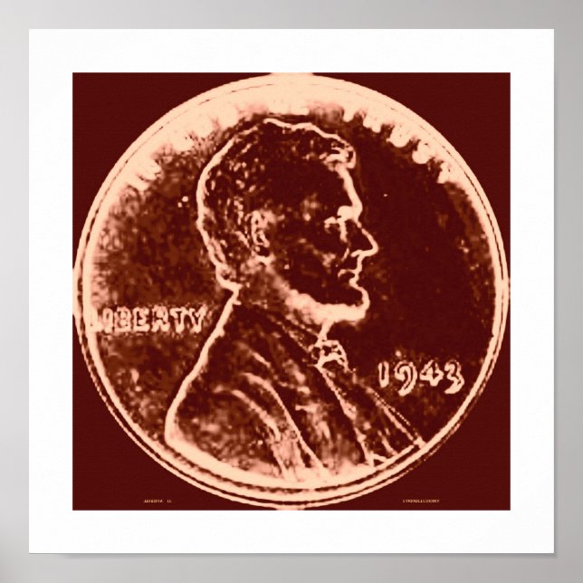 Póster Penny de trigo de 1943 5 (Frente)