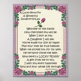 Póster Penny Penny-Glue Penny, Suerte De Cartera-Hija-En-