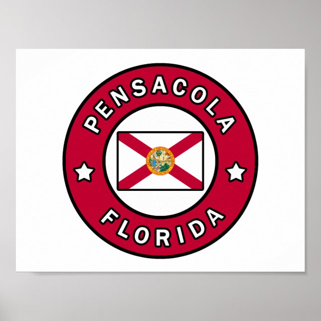 Póster Pensacola Florida (Frente)