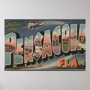 Póster Pensacola, Florida (Airplanes)