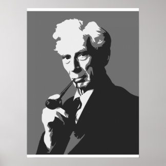 Póster Pensadores - Bertrand Russell