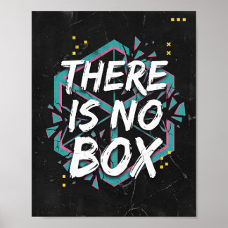 Póster Pensamiento Creativo No Hay Caja