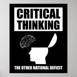 Póster Pensamiento Crítico Del Otro Déficit Nacional