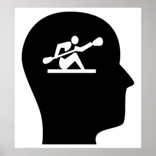Póster Pensamiento en Kayaking