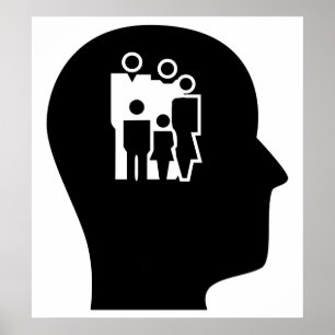 Póster Pensamiento en trabajo social