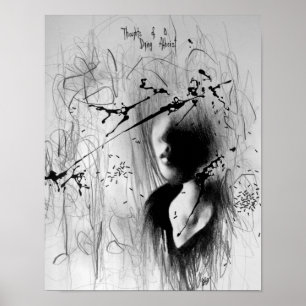 Póster Pensamientos de un ateo de muerte