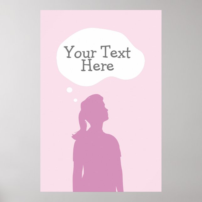 Póster Pensamientos femeninos (Frente)