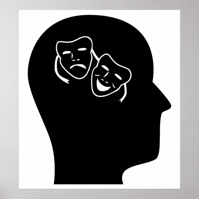 Póster Pensando en el drama (Frente)