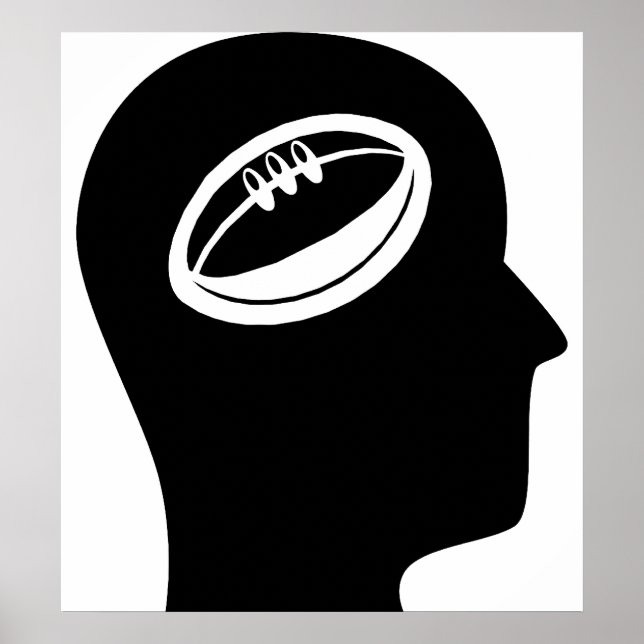 Póster Pensando en el rugby (Frente)