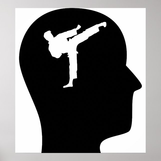 Póster Pensando en Karate (Frente)