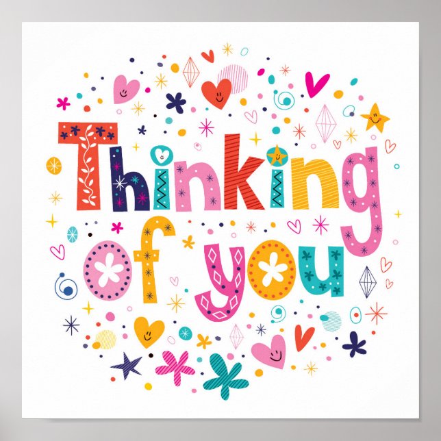 Póster Pensando En Ti (Frente)