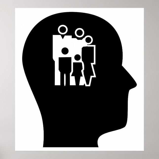 Póster Pensar en el trabajo social (Frente)