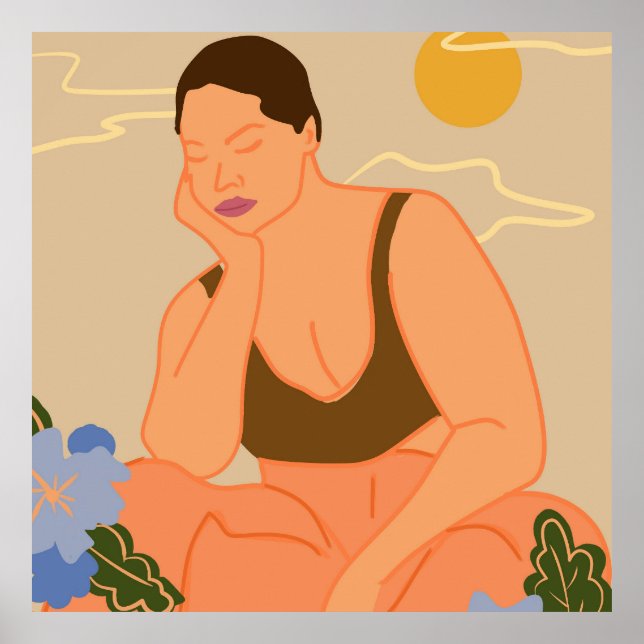 Póster Pensar en la vida (Frente)
