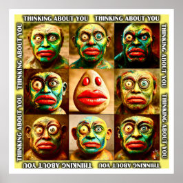 Póster Pensar en ti | COMO USTED Colección