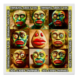 Póster Pensar en ti | COMO USTED Colección