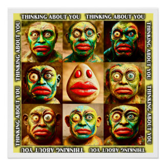 Póster Pensar en ti | COMO USTED Colección