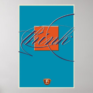 Póster Pensar fuera de la caja -Imprimir