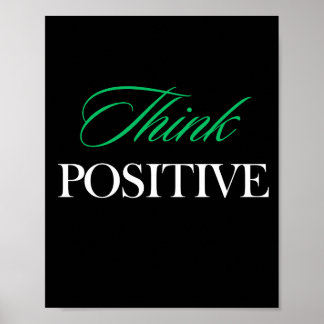 Póster Pensar positivo