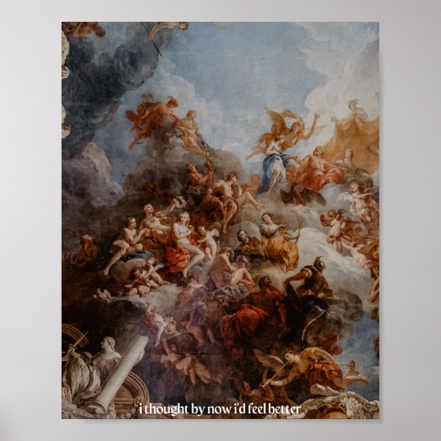 Póster pensé que me sentiría mejor renacimiento (Frente)