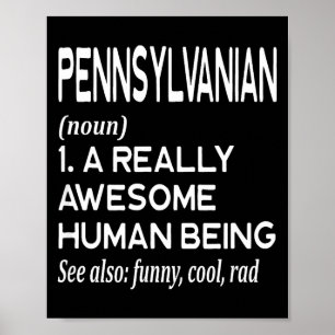 Póster Pensilvaniano Pensilvania Pa Filadelfia Filadelfia