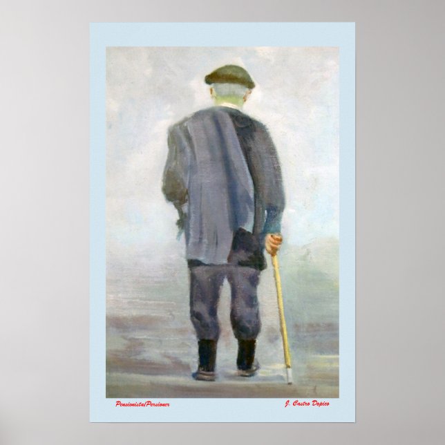 Póster Pensionista/Persioner (Frente)