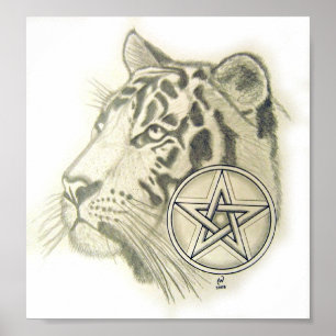 Póster Pentáculo del tigre