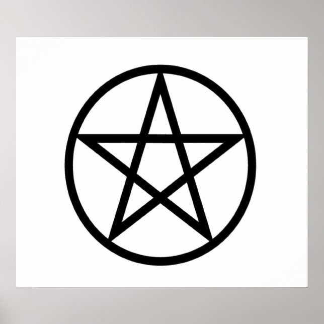 Póster Pentagram erguido (Frente)