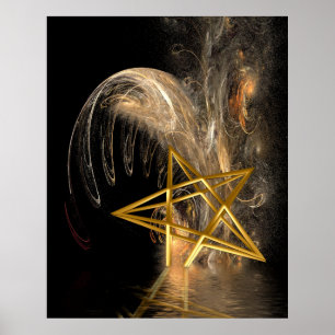 Póster Pentagram Rising