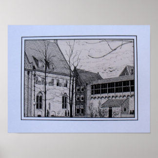 Póster Pentekening Refter Zwolle vlakbij Librije