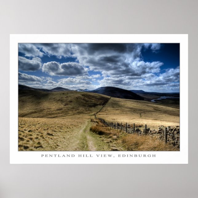 Póster Pentland Hill View II (Frente)