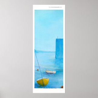 Póster Penzance en la marea baja