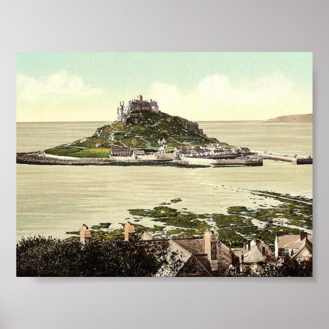 Póster Penzance, St. Michael's Mount, Cornwall, Inglaterr (Frente)
